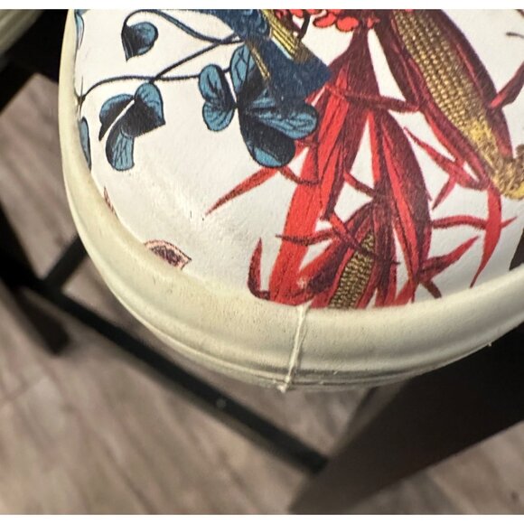 Ecco Kristjana Williams Floral  White Leather Womens Sneakers 40 EU / 9-9.5 US - Picture 7 of 14